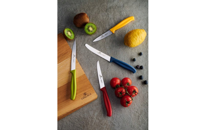 Gerlach Vegetable Knife 3.5" Yellow Smart Color