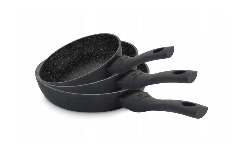 Set of 3x pans 20/24/28 cm GRANITEX