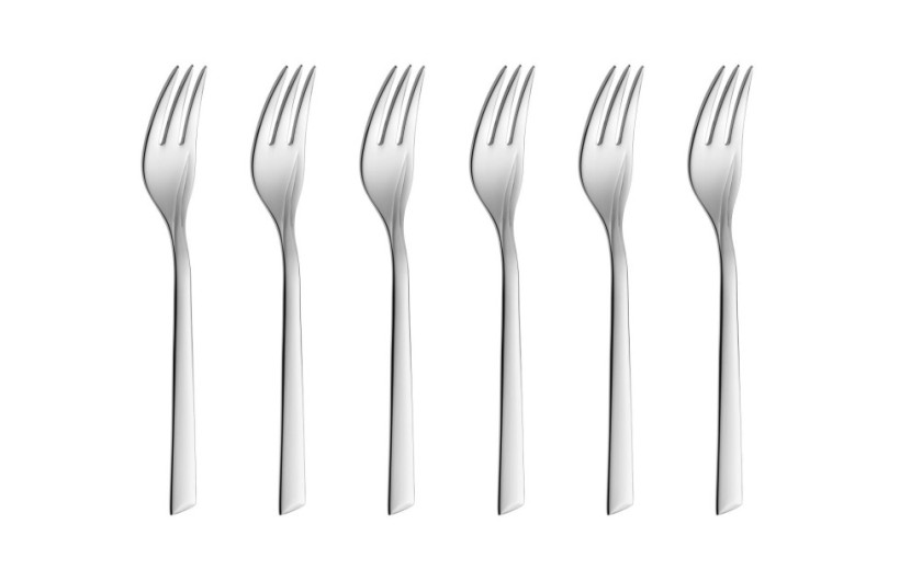 Cutlery set 24 pcs. FLAMES glossy + cake forks 6 pcs.