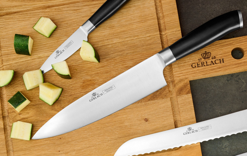 Gerlach Deco Black 991A 8" chef's knife