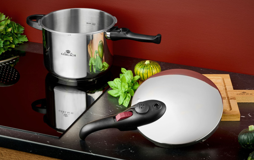 Pressure cooker First with handle 6.0 l