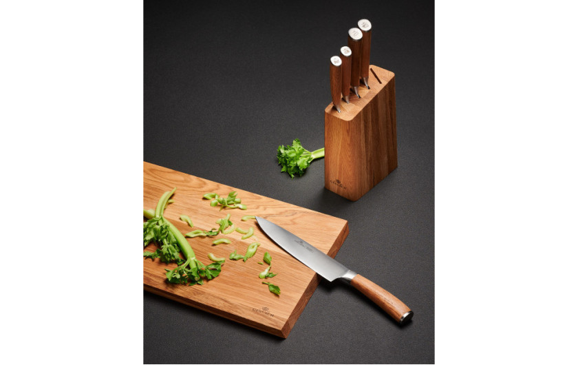 Set of knives in NATUR block