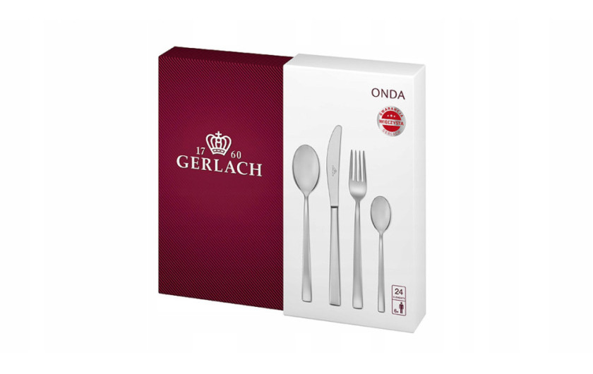 Gerlach Onda NK30 Cutlery Set 24 pieces glossy