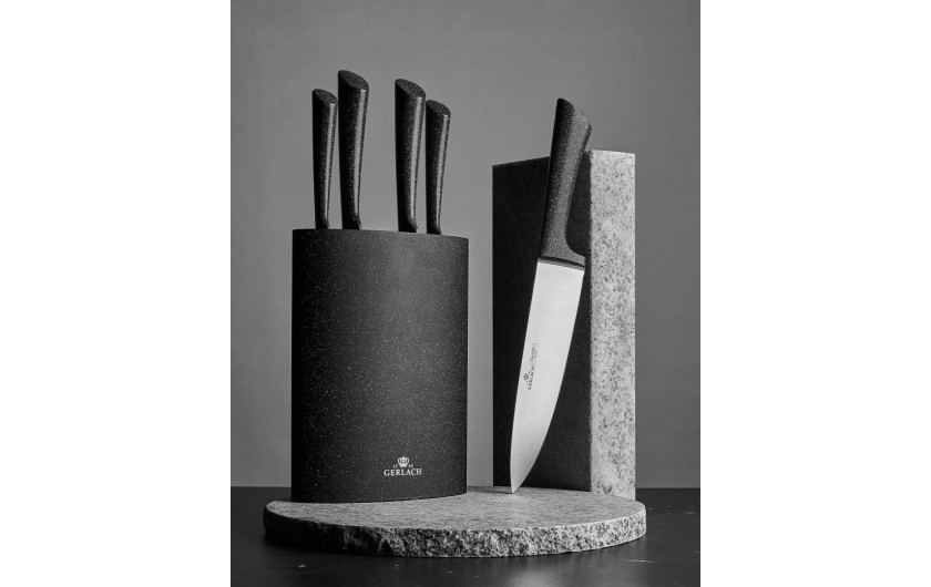 Knife set in block GRANITEX