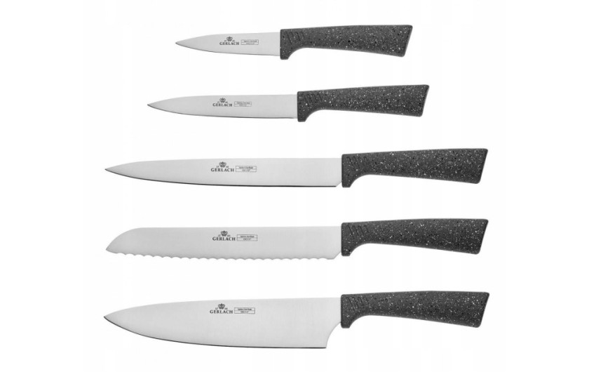 Set of knives in SMART GRANIT block