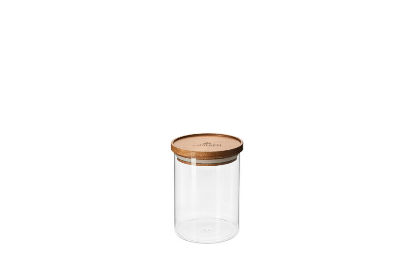 Country glass airtight container set 5 el.