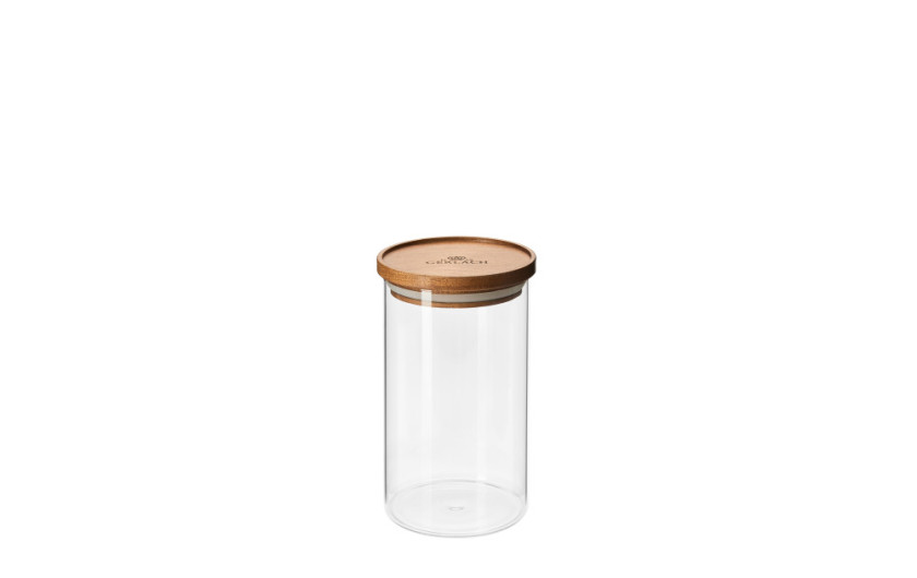 Country glass airtight container set 5 el.