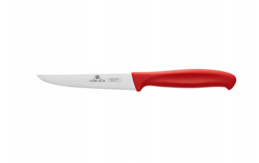 Gerlach Steak knife 4' red Smart Color