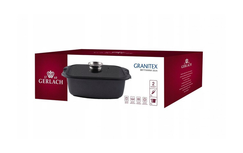 Induction roasting tray GRANITEX