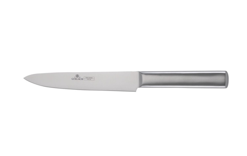 Gerlach set of knives in steel block Ambiente