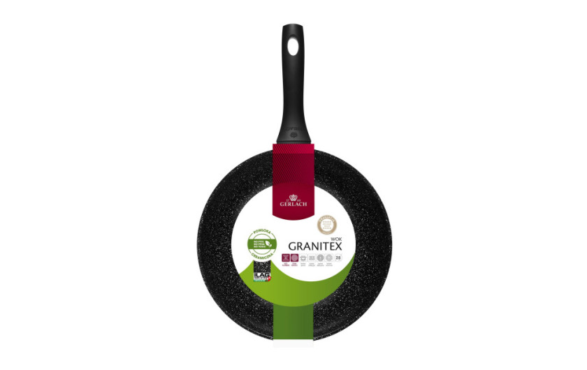 Gerlach WOK GRANITEX 28 cm frying pan