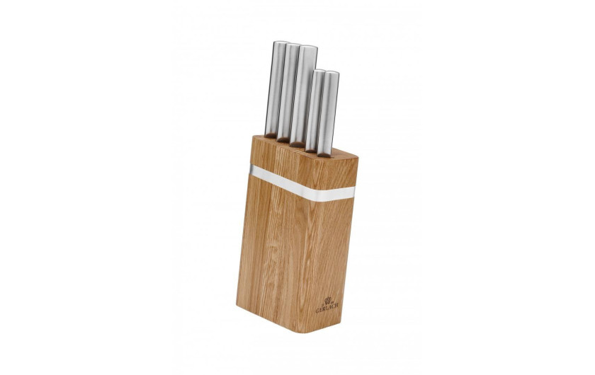 Block knife set Ambiente Oak