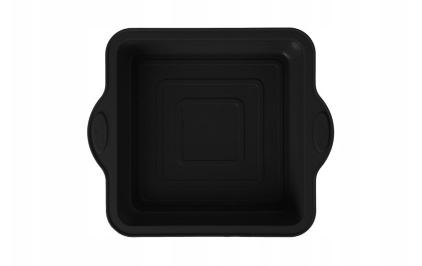 Silicone baking tin 20cm square SMART BLACK