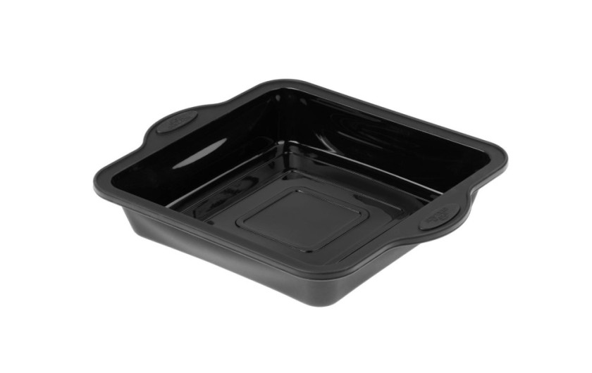 Silicone baking tin 20cm square SMART BLACK