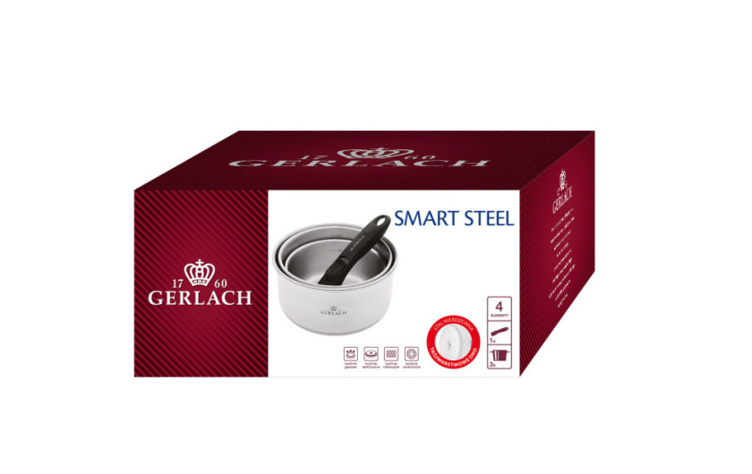 4 EL. cookware set  SMART STEEL