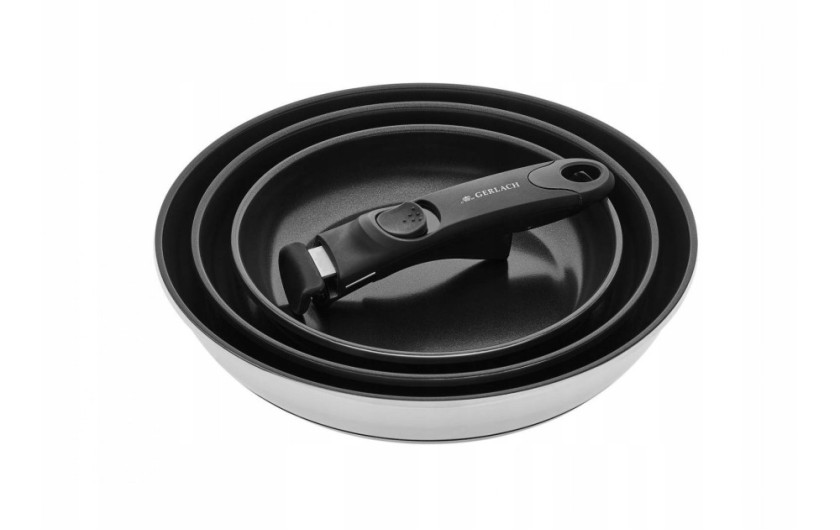 Set of 20/24/28 cm SMART STEEL frying pans